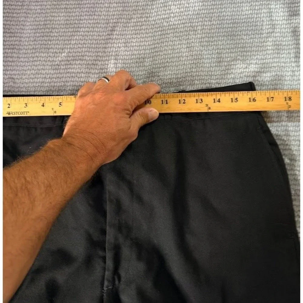 Vintage‎ Tennessee Overall Co. Mens Black Straight Leg Wool Pants 32X28